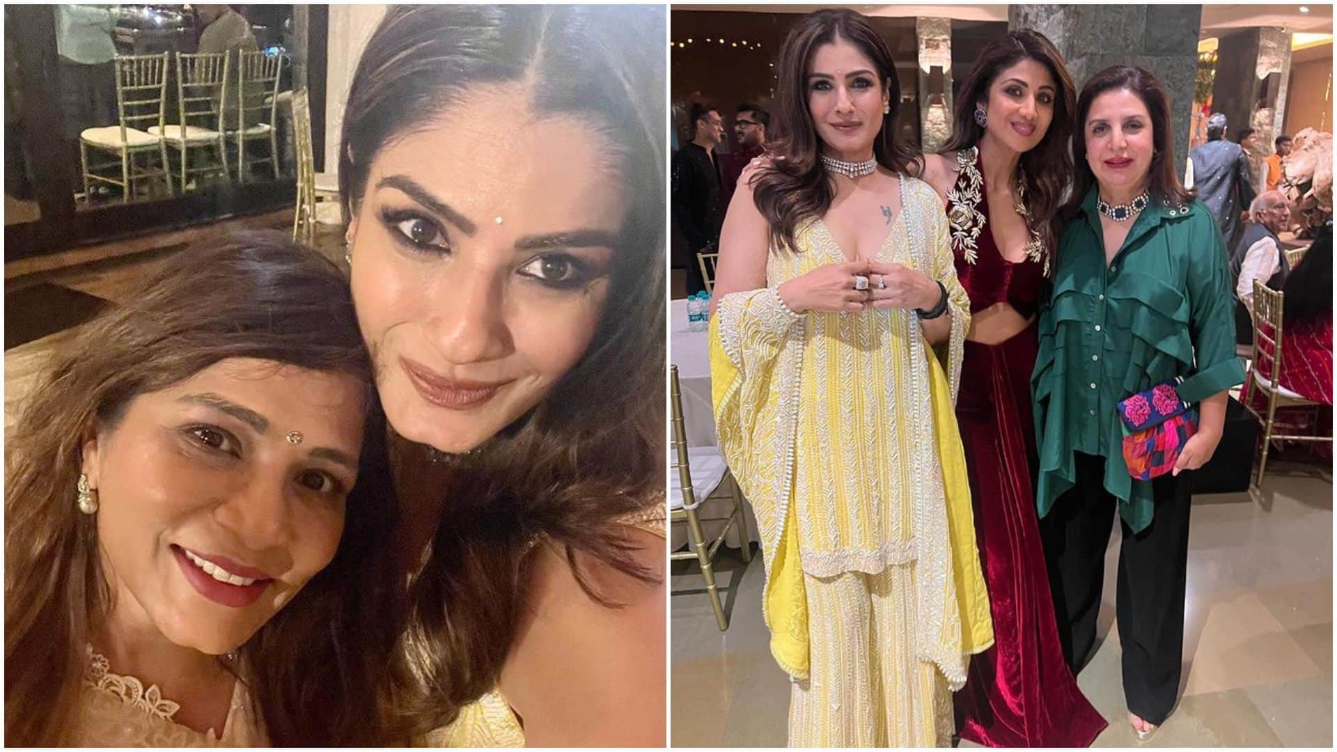 KGF Fame Raveena Tandon gives sweet peek into her Diwali celebrations with Sushmita Sen Govinda and close ones