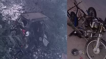 UP: नशे में कार दौड़ाते समय प्रशिक्षु दरोगा ने तीन को रौंदा, एक की मौत; दो की हालत नाजुक trainee inspector crushed three one died and two were in critical condition While driving car drunk in Agra