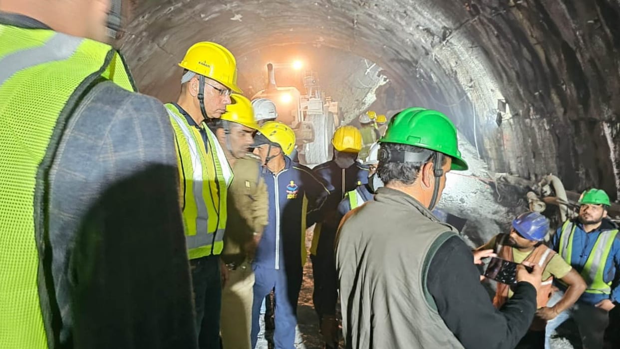 Uttarkashi Tunnel Collapse Landslide Team of eight scientific institutions reached Silkyara for investigation