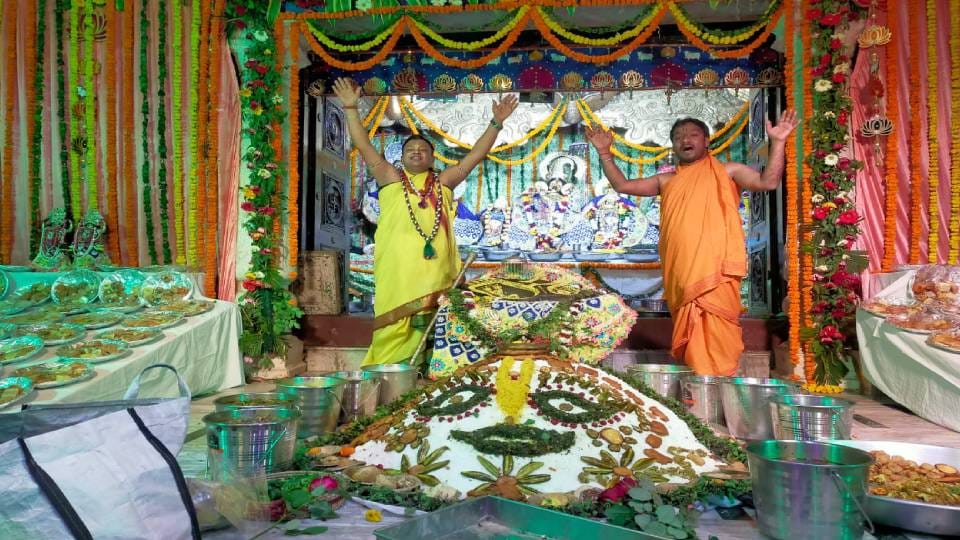 Annakoot festival was celebrated with great pomp in Vrindavan