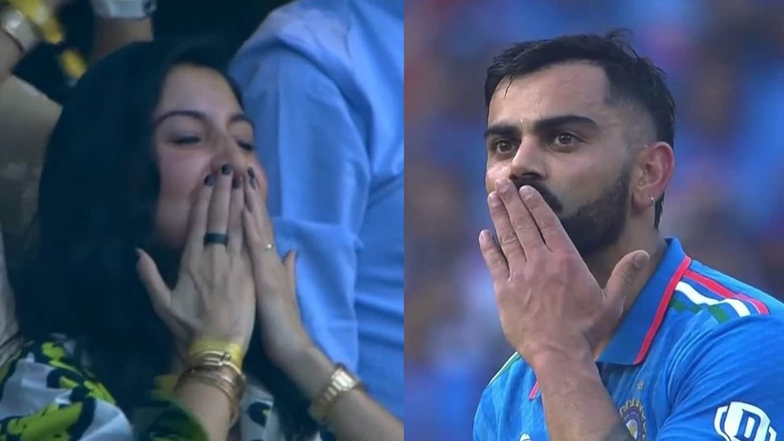 World Cup Final 2023 Anushka Sharma Hugs Heartbroken Virat Kohli After India Loses from Australia Viral Photo