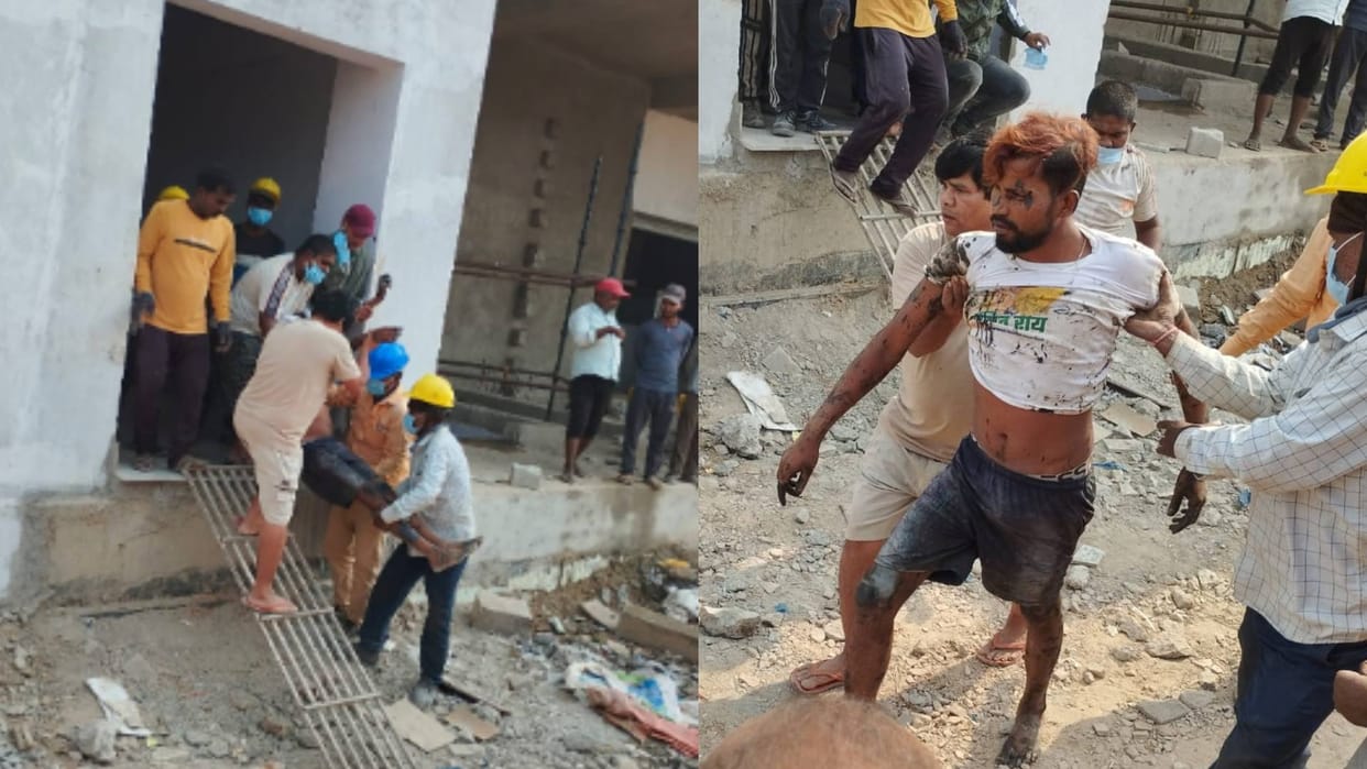 MP News: Leakage of poisonous gas in the building of the new airport under construction, workers trapped