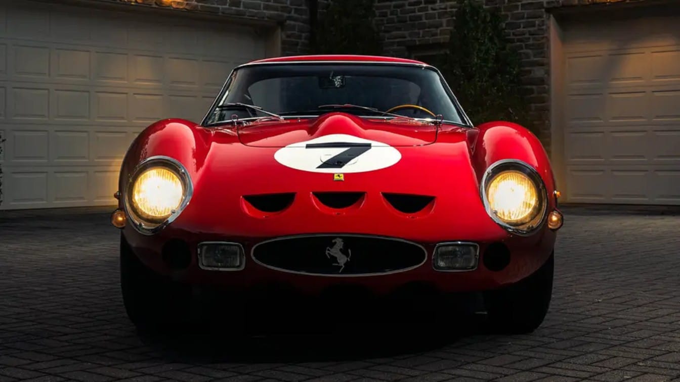 A 1962 Ferrari GTO auctioned for massive amount of 51.7 million dollar breaking previous record