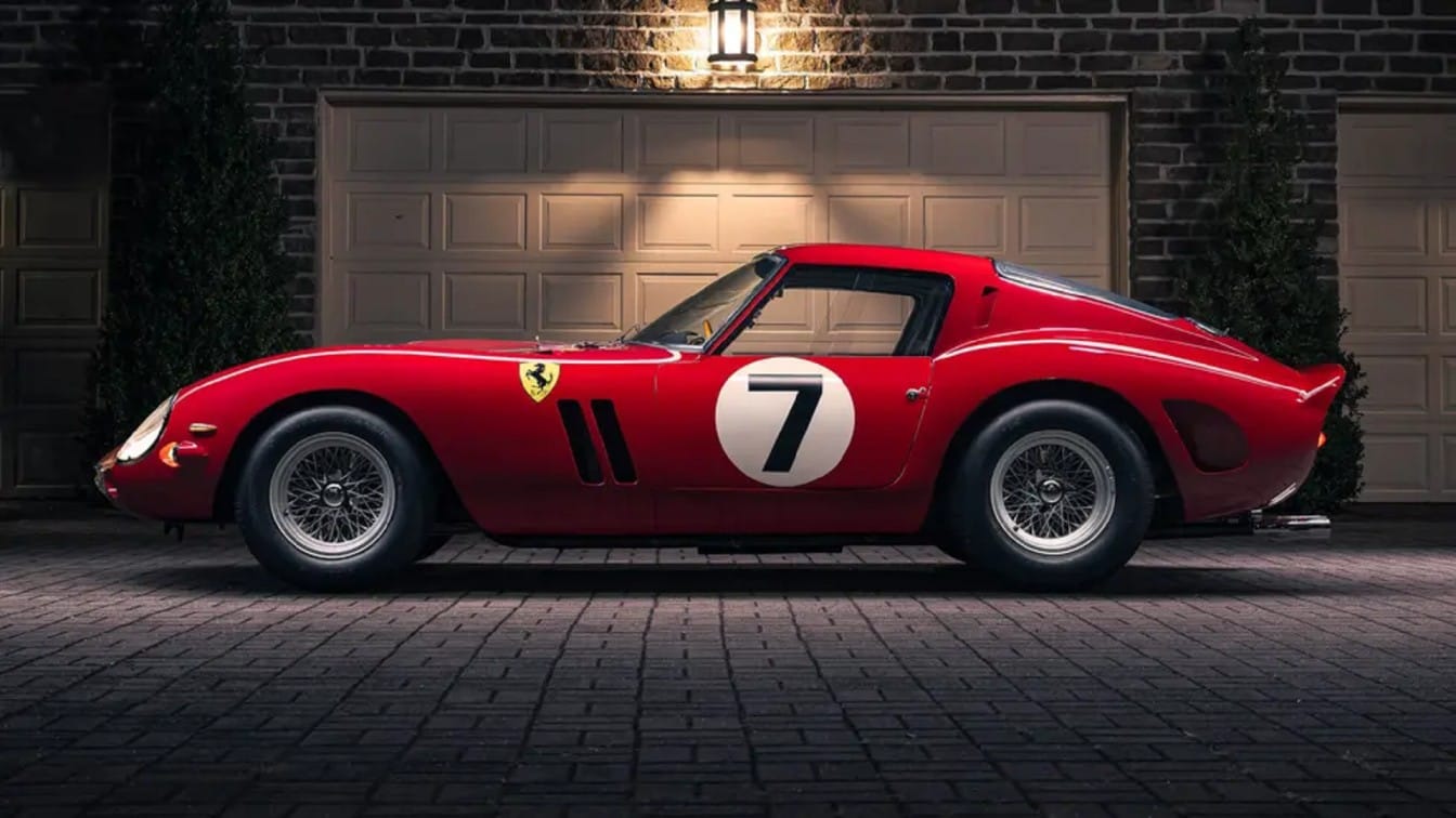 A 1962 Ferrari GTO auctioned for massive amount of 51.7 million dollar breaking previous record