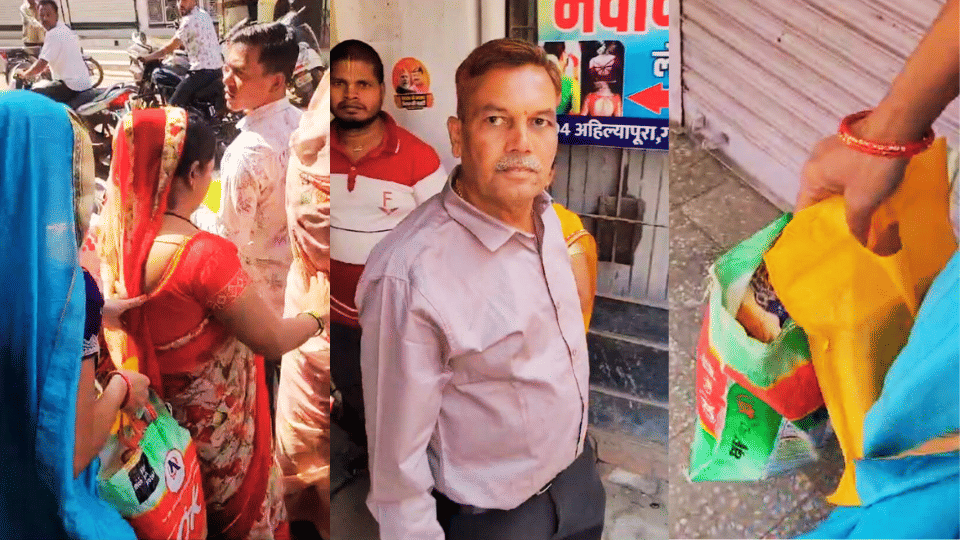 Kailash Vijayvargiya supporters accused of distributing gifts to women Vigilance team action