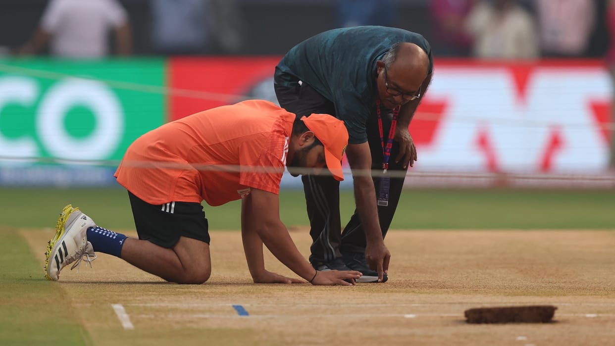 IND vs NZ Controversy over Wankhede stadium pitch before world cup 2023 semi finals BCCI accused Know ICC rule