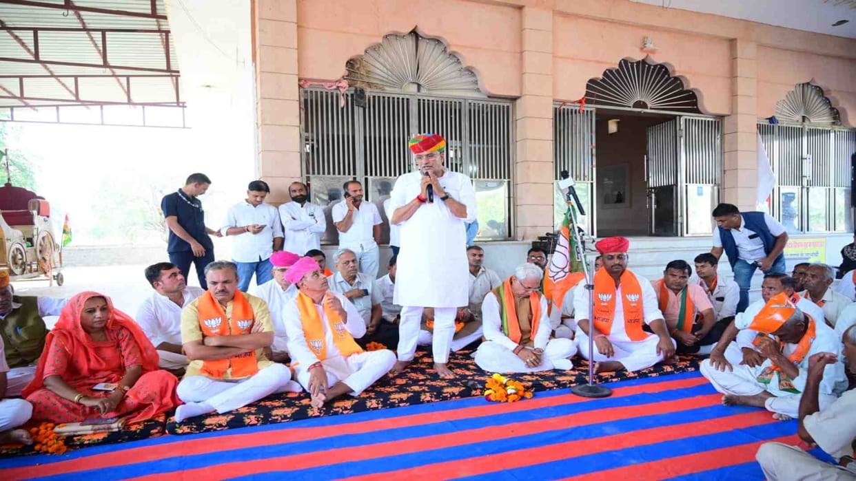 Rajasthan Election 2023: Shekhawat held public meeting in Luni