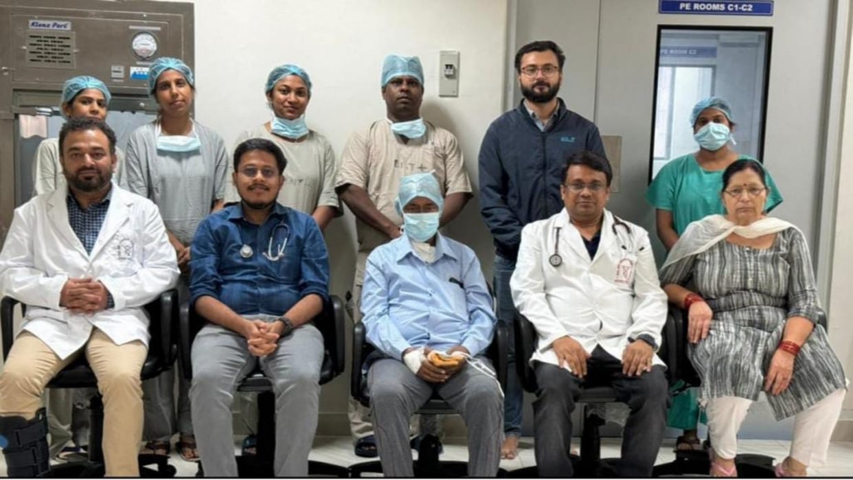 Second successful cell leukemia transplant in SGPGI Lucknow.