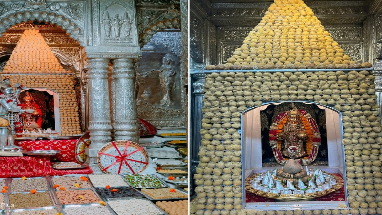 Annapurna Mandir: 56 offerings of 511 quintals were offered to Mother Annapurna, 17 lakh devotees visited