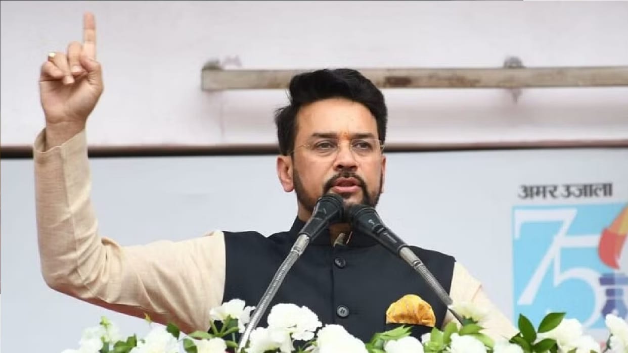 Union Minister Anurag Thakur held meeting with BJP workers in Dehra