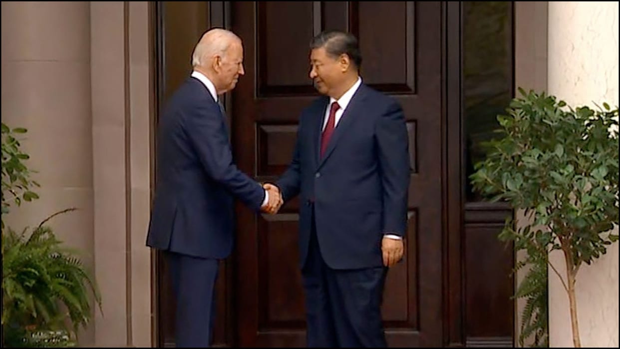 President Joe Biden meets Xi Jinping in san francisco on sidelines of APEC conference