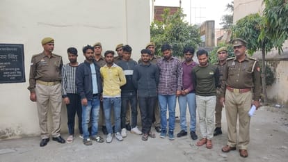 Eight robbers arrested for robbery in Jal Akash warehouse in Bareilly