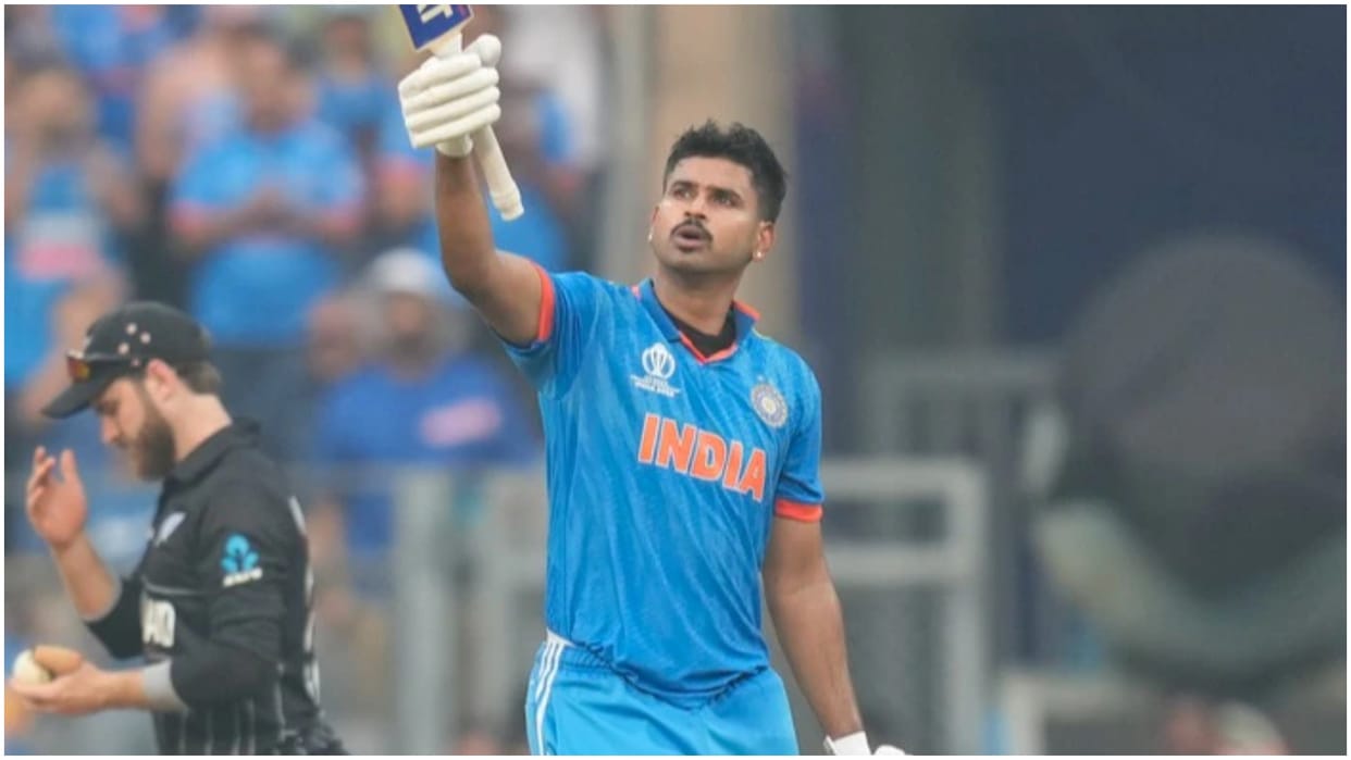 World Cup 2023 ind vs nz shreyas iyer score century responded to his critics in style