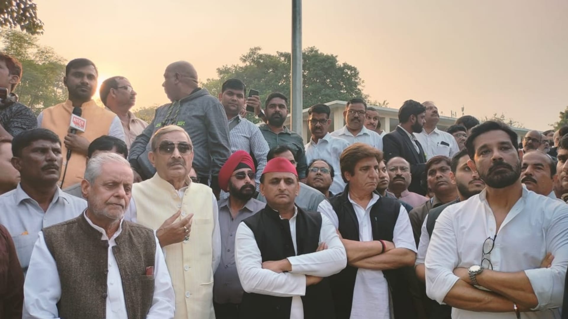 Cremation of Subrata Rai in Bhainsakund Lucknow.