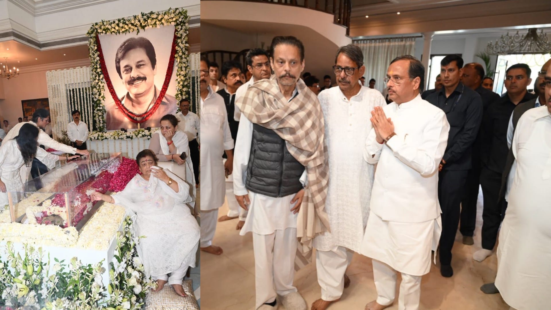 Cremation of Subrata Rai in Bhainsakund Lucknow.