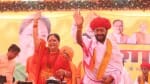 सिरोही में वसुंधरा राजे की चुनावी सभा।