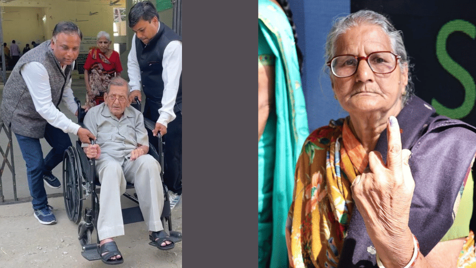 Viral Photo indore election voting best public pics