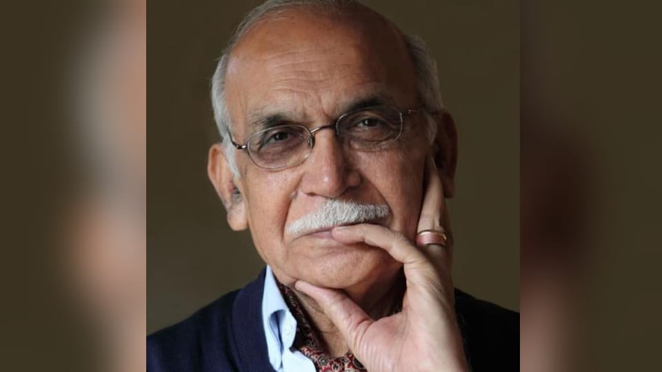 Famous Art critic and art historian Prof. BN Goswami passes away in Chandigarh