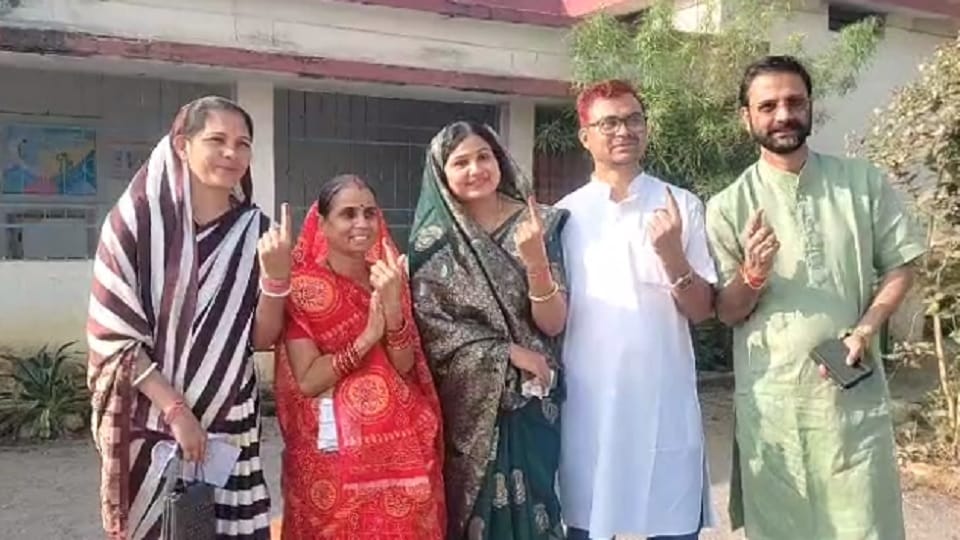 Chhattisgarh Election Phase 2 Youthful Enthusiasm for Voting Mirrored in Elderly Check Photos