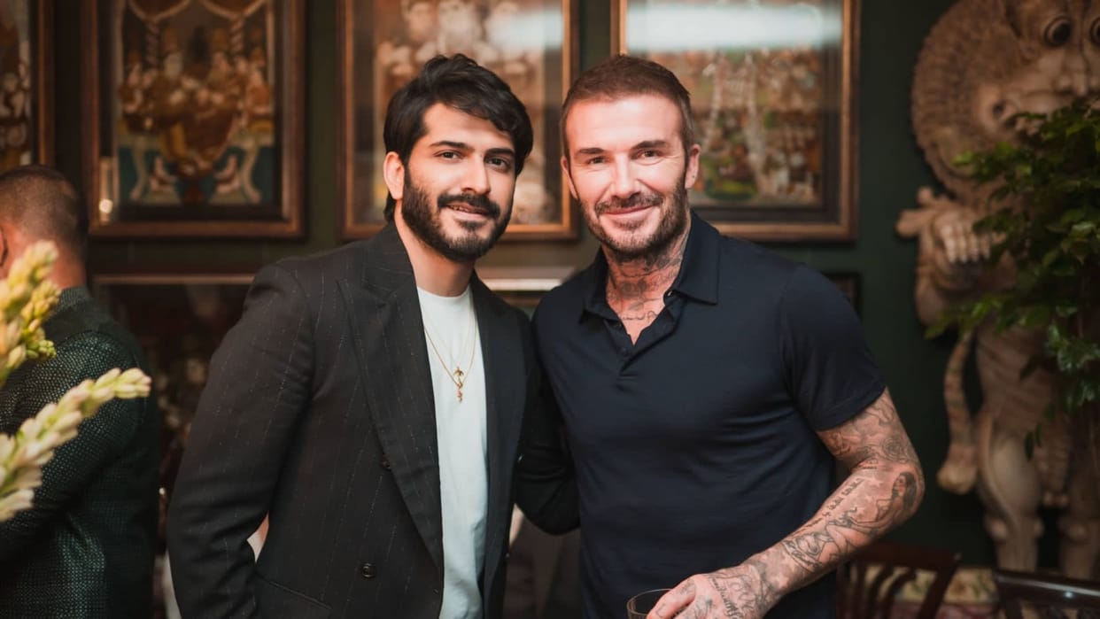Man tried to troll Harsh Varrdhan Kapoor over photo with David Beckham actor gave a befitting reply