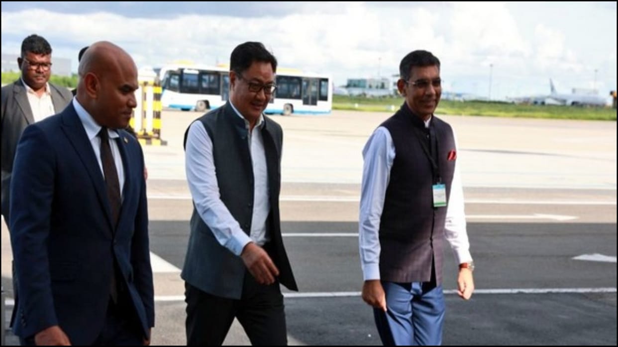 Kiren Rijiju in Maldives to attend swearing-in ceremony of President Mohamed Muizzu