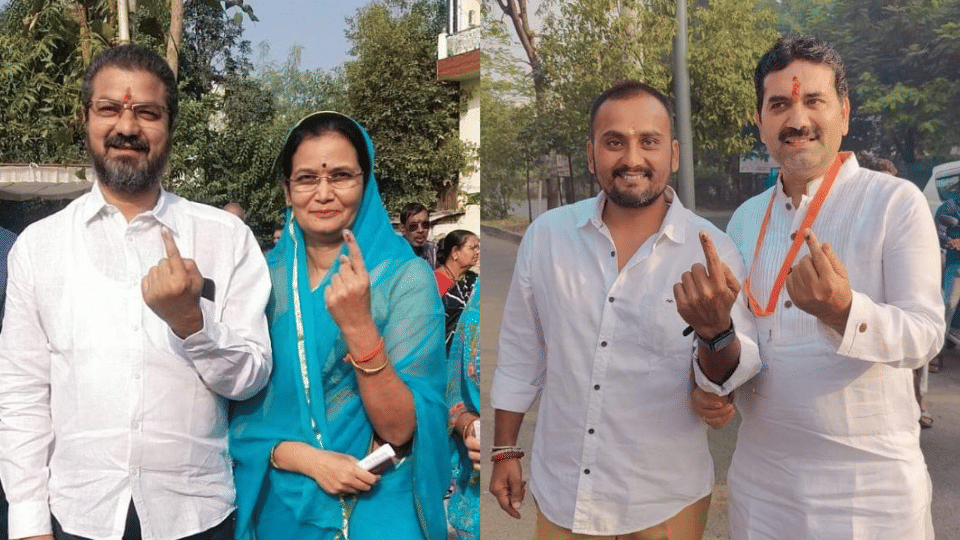 indore election voting kailash vijayvargiya sanjay shukla jitu patwari ramesh mendola