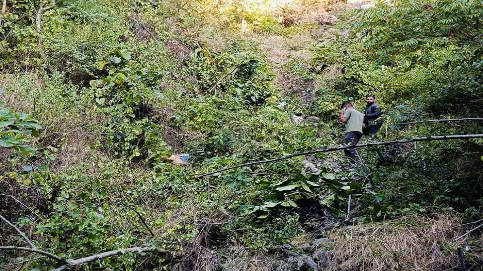 Vehicle fell into 500 meter deep ditch in Nainital
