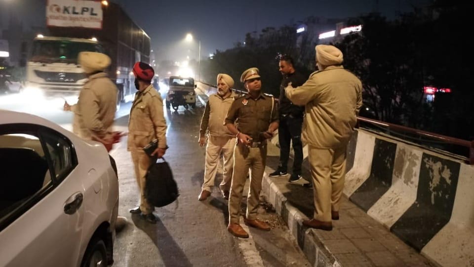 Jalandhar: Man hit car of Night Domination ACP from behind
