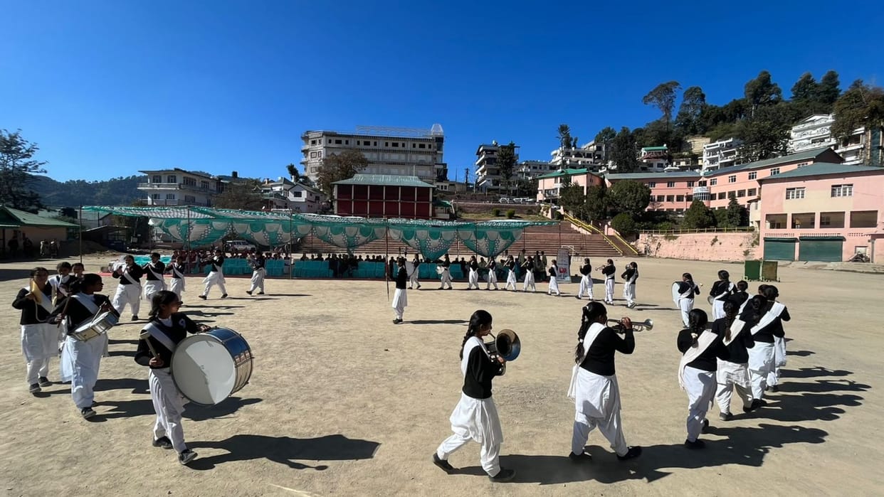 State Level Band Competition started in Thodo ground Solan