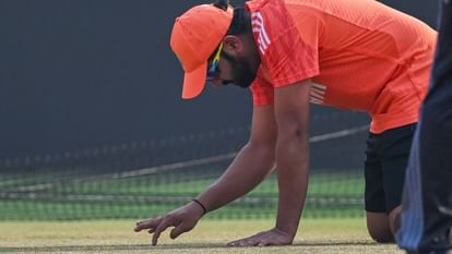 ind vs aus wc 2023 फाइनल अहमदाबाद मौसम पूर्वानुमान नरेन्द्र मोदी स्टेडियम पिच रिपोर्ट हिन्दी मा समाचार