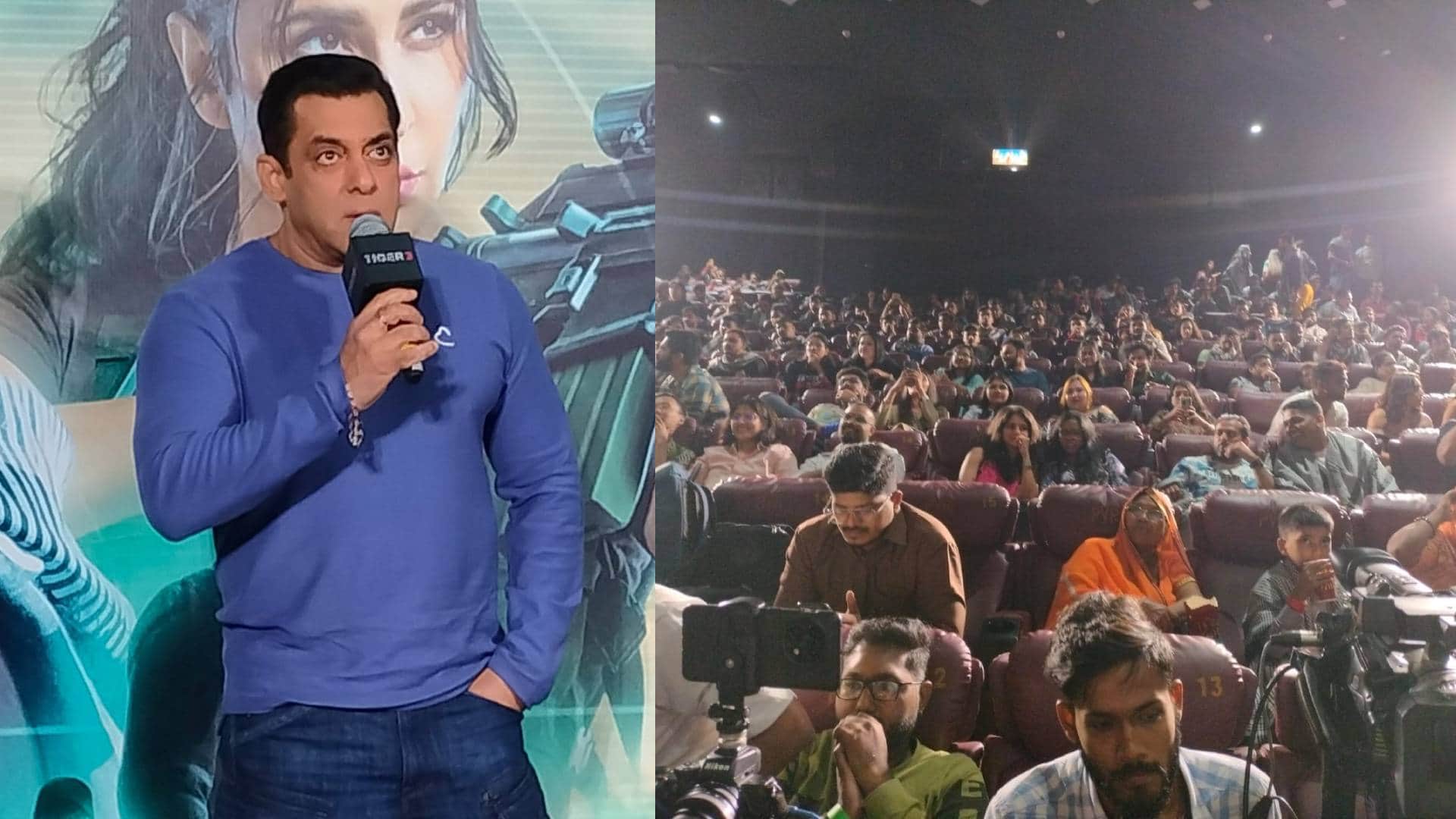 Tiger 3 special screening for Fans they dont watch katrina kaif emraan hashmi film despite Salman khan request