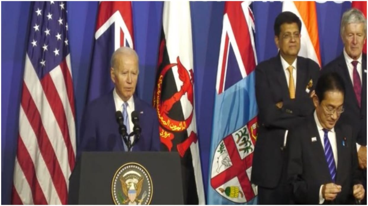 Biden announces progress on Indo-Pacific Economic Framework with 13 APEC partners including India