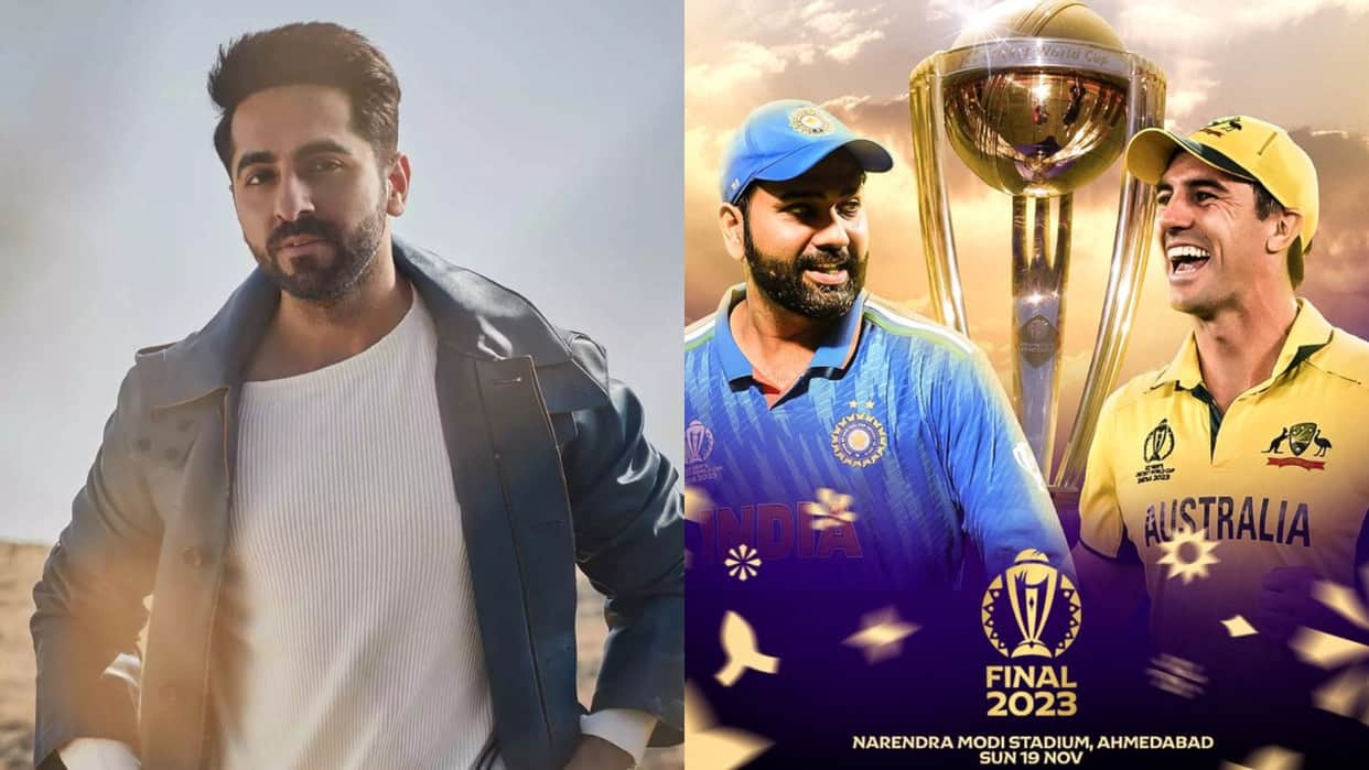 Ayushmann Khurrana Reaches Ahmedabad For India Vs Australia Match World Cup 2023 Finals see latest photos