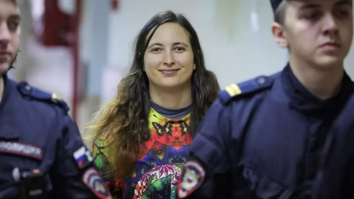 Russian artist jailed for seven years over protest against Ukraine war