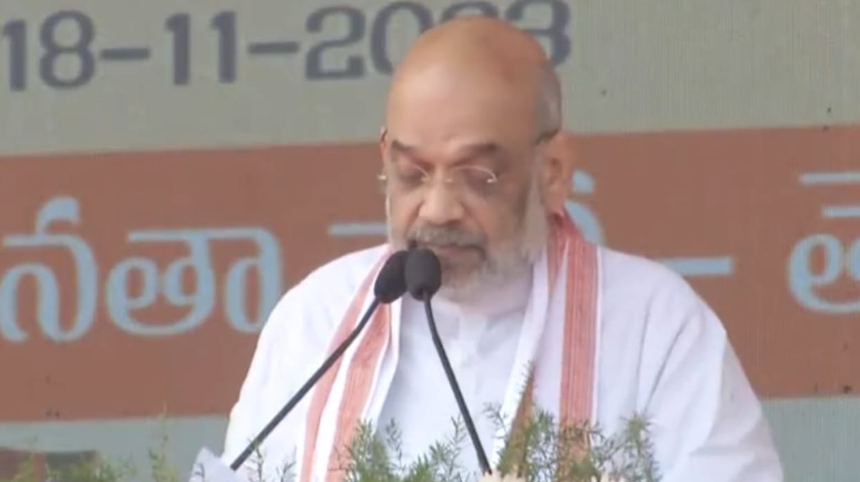 Union Minister Amit Shah SAID Time has come to give VRS to BRS and retire it in Telangana