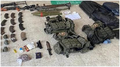 War: इस्राइल ने फिर हमास की करतूतों का दिया सबूत, गाजा के स्कूल में रखे रॉकेट लॉन्चर्स का वीडियो किया जारी Israeli said they've found rocket launchers and mortar shells inside schools meant for small children in Gaza