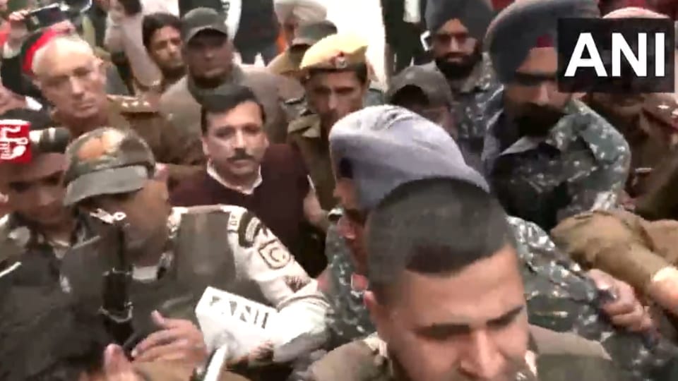 Jailed AAP MP Sanjay Singh produced in Amritsar Court in defamation case
