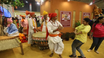 Trade Fair: औद्योगिक प्रगति और विरासत को समेटे है हरियाणा पवेलियन, प्रवेश द्वार में विकसित गुरुग्राम की झलक World Trade Fair Haryana Pavilion encompasses industrial progress and heritage