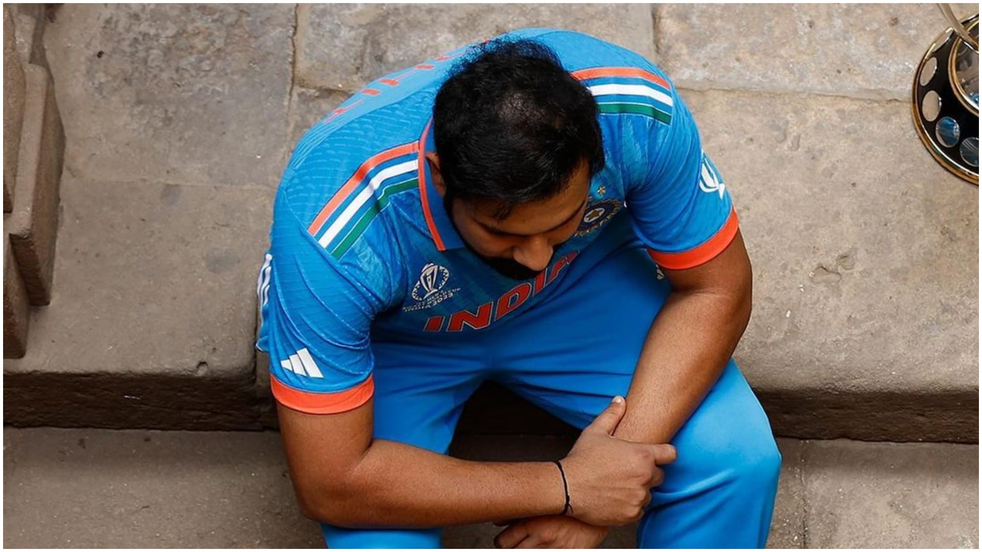 India vs Australia World Cup 2023 Final Photo Session Captains Rohit Sharma, Pat Cummins The Adalaj Stepwell