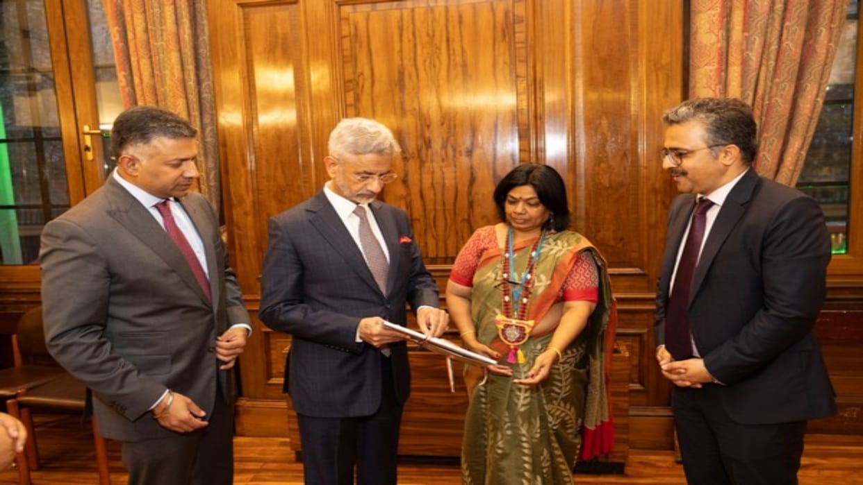 EAM Jaishnakar releases 4th edition of Bharat Bhawan magazine in London