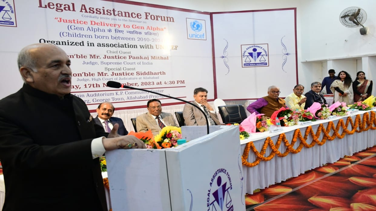 Justice Mitthal said: It is time to understand the new generation, not to control it.
