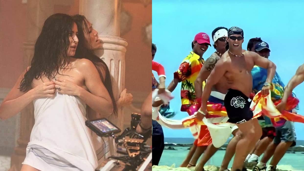 Katrina Kaif compares her Tiger 3 towel scene to Salman Khan in Jeene Ke Hain Chaar Din song
