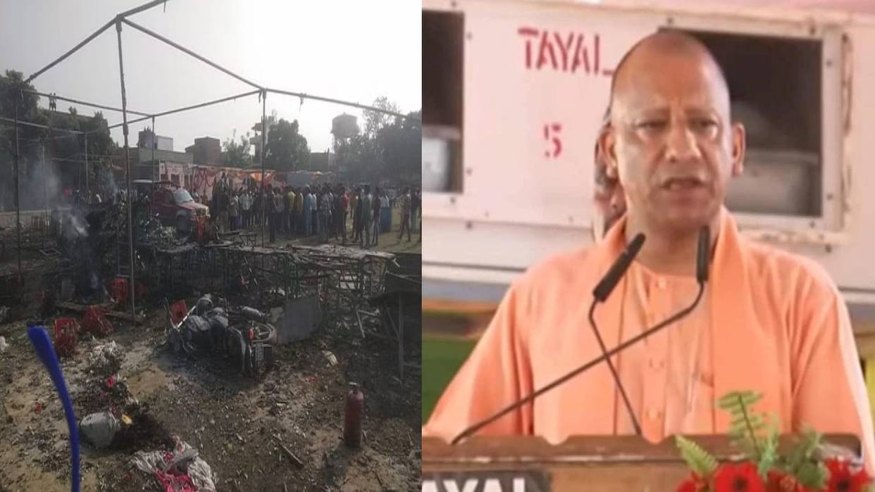 families of deceased are pleading for justice in fire incident in firecracker market of Mathura