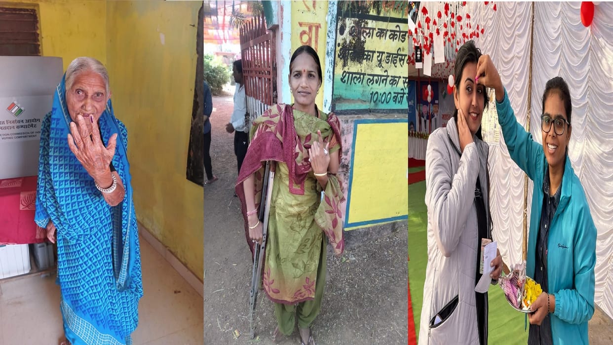 CG Eletion 2023: voters are happy about voting in Chhattisgarh election