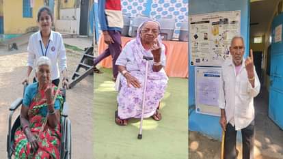 CG Eletion 2023: voters are happy about voting in Chhattisgarh election