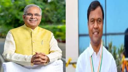 मुख्यमंत्री भूपेश बघेल, प्रदेश कांग्रेस अध्यक्ष दीपक बैज