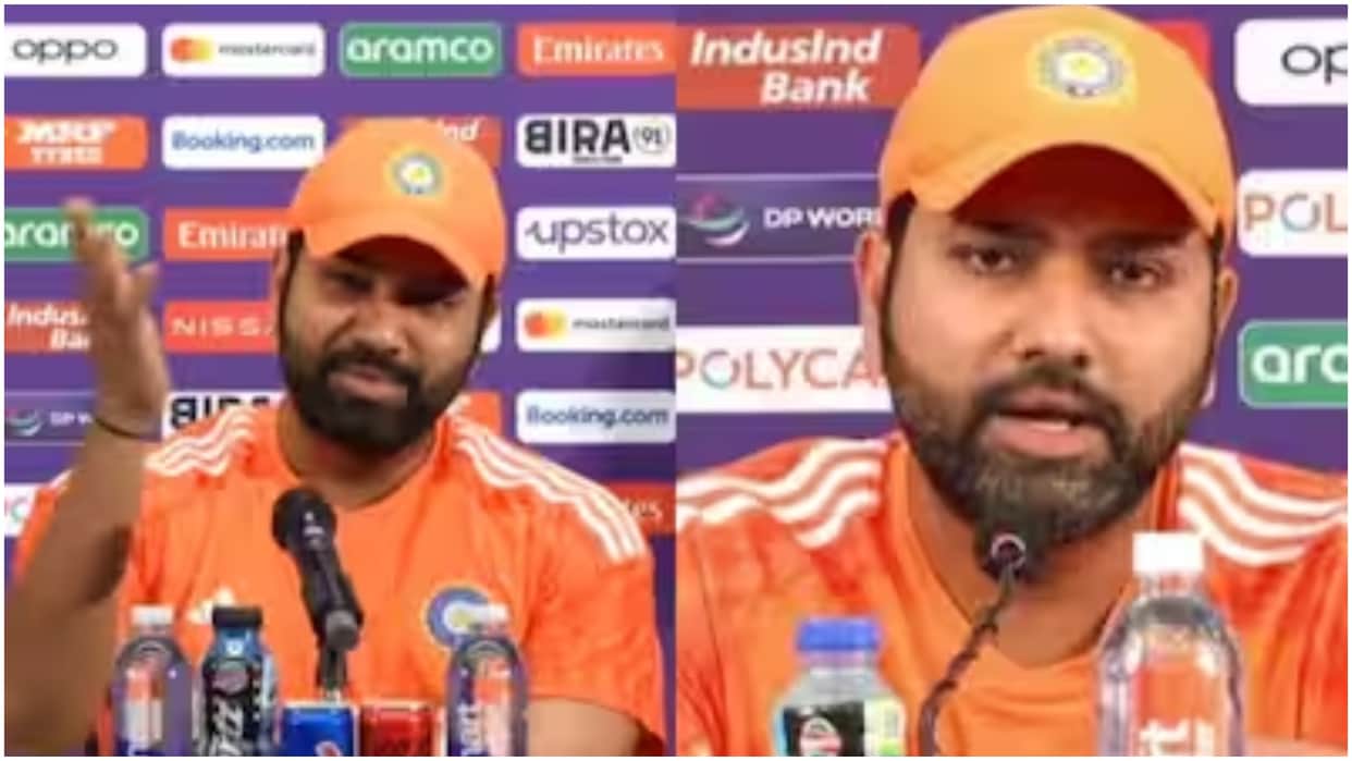 VIDEO: 'Keep phone off...', Captain Rohit Sharma got irritated when phone rang during press conference WC 2023