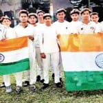 मुरादाबाद में उत्साहित छात्र