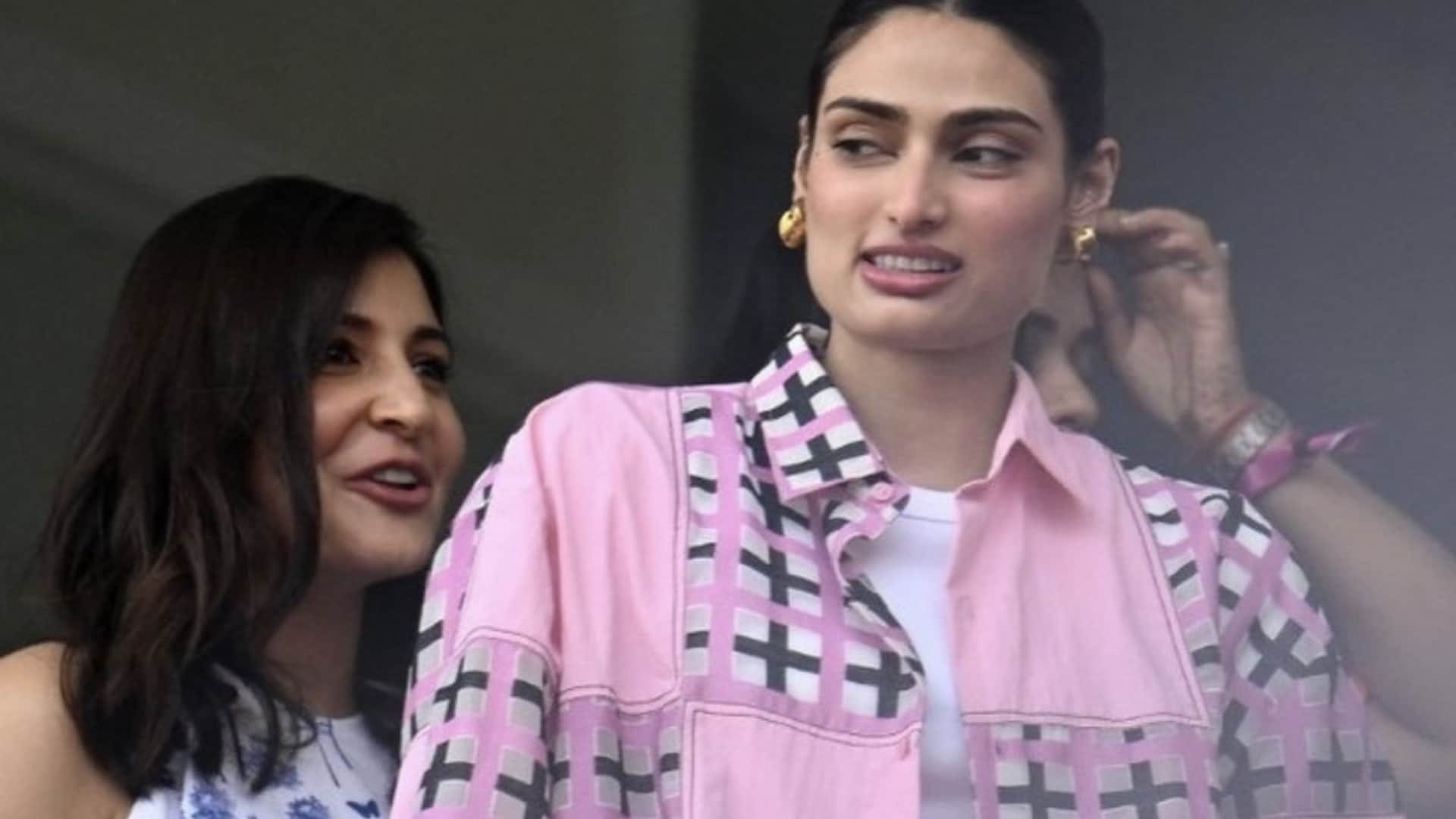 Anushka Sharma at Narendra Modi Stadium for WC 2023 for Ind vs Aus Final Photos went viral on social media