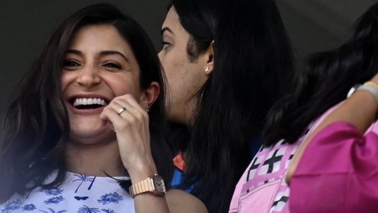 Anushka Sharma at Narendra Modi Stadium for WC 2023 for Ind vs Aus Final Photos went viral on social media
